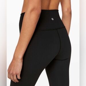 Lululemon Wunder Under High-Rise 28” Full on Luxtream Black size 8